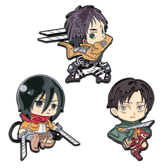 Attack On Titan Levi Enamel Pins 73 - Picture 5 of 5